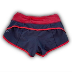 lululemon Speed Up Low-Rise Shorts 2.5” size 0. NEVER WORN
